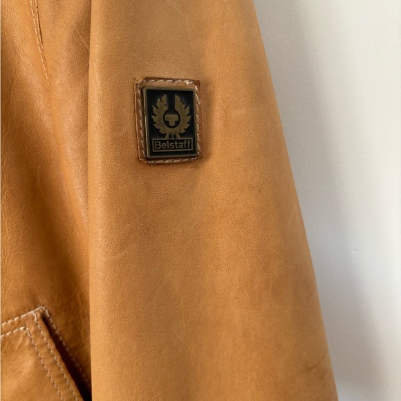 Belstaff Leather tan camel jacket - Picture 5 of 10